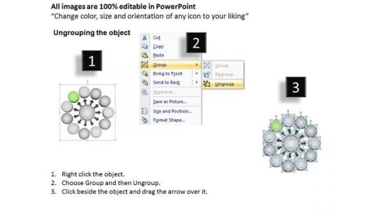11 Stages Of Single Process Ppt Relative Circular Flow Arrow Diagram PowerPoint Slides
