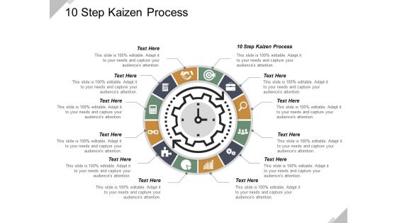 12 Step Kaizen Process Ppt PowerPoint Presentation Inspiration Skills Cpb