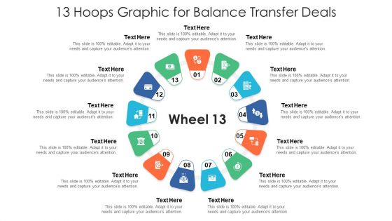 13 Hoops Graphic For Balance Transfer Deals Ppt PowerPoint Presentation File Format PDF