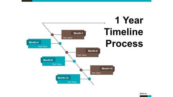 1 Year Timeline Process Ppt PowerPoint Presentation Infographic Template Format