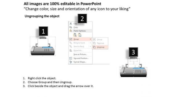 1 Computer Networking Icons Printer Fax Smartphone Hub Scanner Webcam Server Ppt Slides