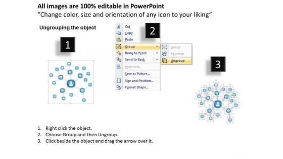 1 Concept Of Social Networking With Connections Over A World Map Ppt Slide