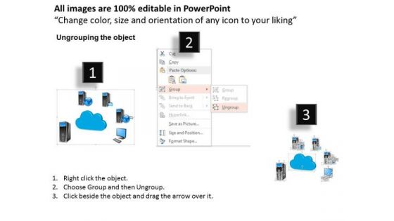 1 Geographically Distributed Servers Across Data Centers Connected To A Centralized Cloud Ppt Slides
