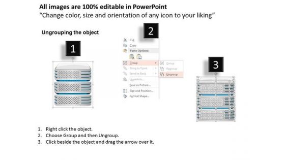 1 Image Of 3 Servers For Compute With Applications Running Inside Them Ppt Slides