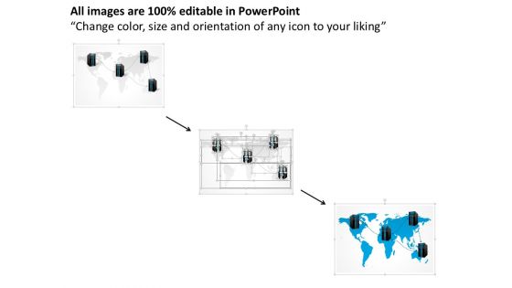 1 Multi Site Global Data Replication Storage Networking Between Data Centers Ppt Slide
