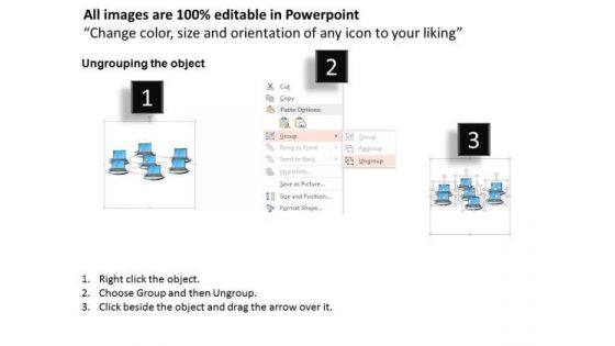 1 Peer To Peer Laptops Connected In A Networked Mesh Showing Social Interconnected Grid Ppt Slides