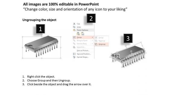 1 Read Only Memory Rom Computer Chip Cpu Icon Ppt Slides