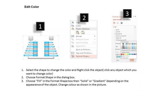 1 Seven Layers Of The Osi Stack Showing Data Transfer Ppt Slides