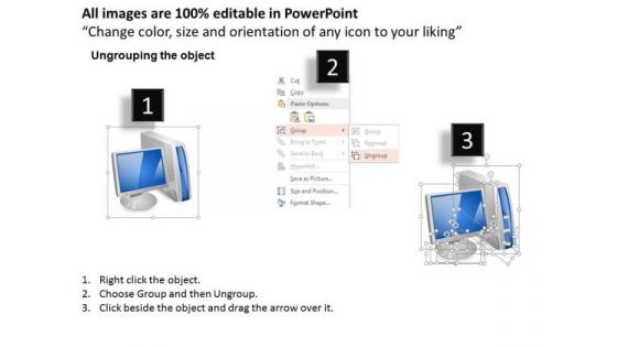 1 Wireles Access Point Communication With Mobile Laptop Desktop Computers Ppt Slide