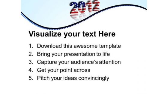 2012 New Year Americana PowerPoint Templates And PowerPoint Themes 0312