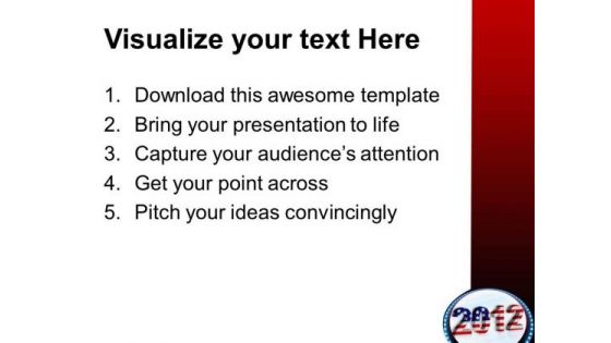 2012 New Year Americana PowerPoint Templates And PowerPoint Themes 0512