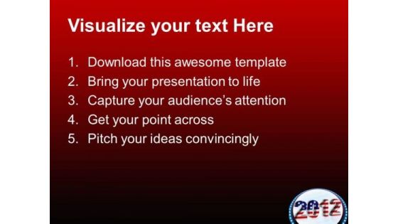 2012 New Year Americana PowerPoint Templates And PowerPoint Themes 0512