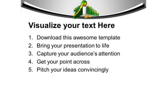 2013 Business Growth Graph Globe PowerPoint Templates Ppt Backgrounds For Slides 1212