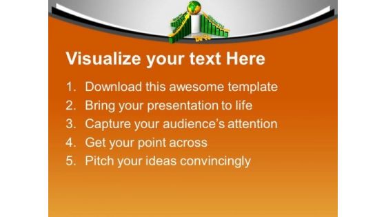 2013 Business Growth Graph Globe PowerPoint Templates Ppt Backgrounds For Slides 1212