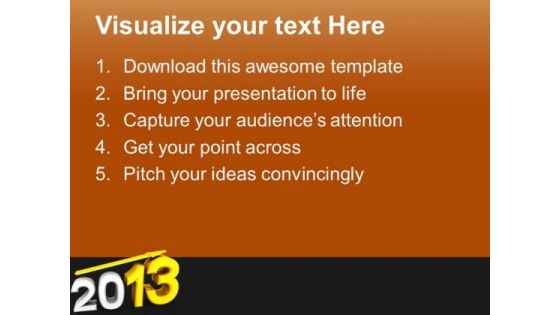 2013 Business Growth PowerPoint Templates Ppt Backgrounds For Slides 1112