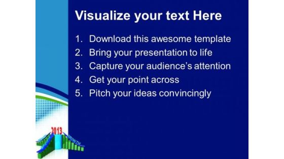 2013 Business Growth Year Finance PowerPoint Templates Ppt Backgrounds For Slides 1212