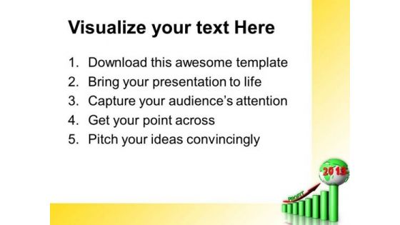 2013 Business Profits Reaching Heights PowerPoint Templates Ppt Backgrounds For Slides 0313