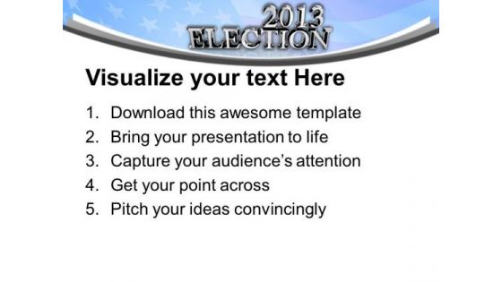 2013 Election Time Americana PowerPoint Templates Ppt Backgrounds For Slides 1112