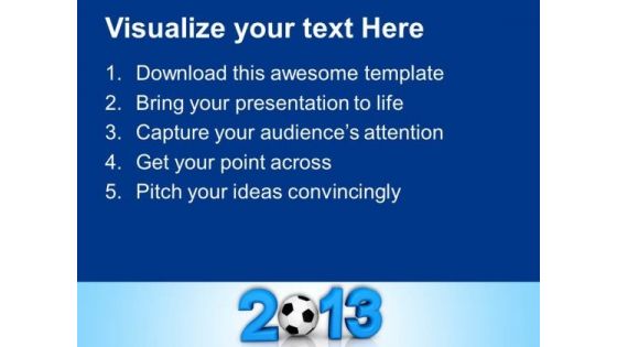 2013 Football Championship Game PowerPoint Templates And PowerPoint Themes 1112
