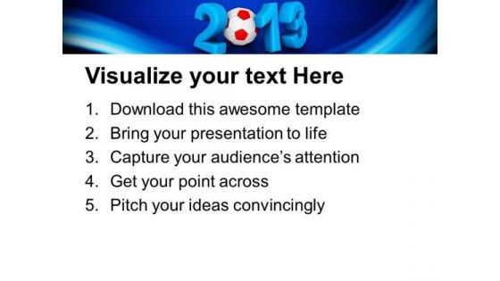 2013 Football Sports Game PowerPoint Templates Ppt Backgrounds For Slides 1112