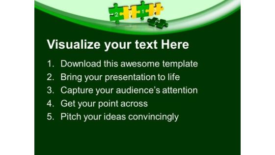 2013 Jigsaw Puzzles Business Concept PowerPoint Templates Ppt Backgrounds For Slides 0113