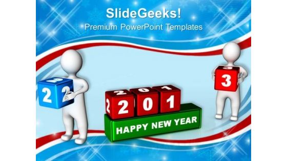 2013 New Year Business Concept PowerPoint Templates Ppt Backgrounds For Slides 1112