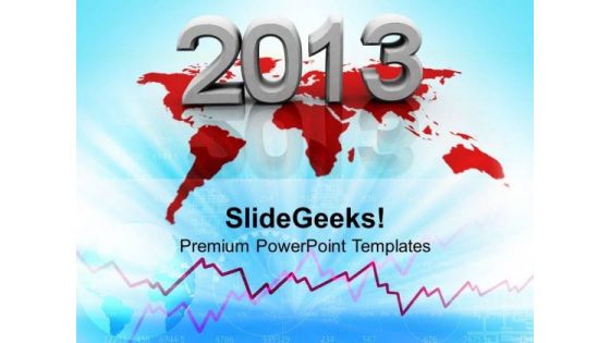 2013 New Year Earth PowerPoint Templates Ppt Background For Slides 1112