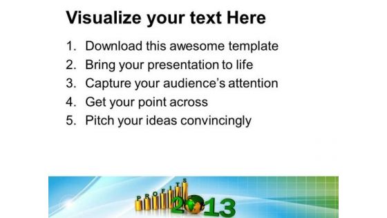 2013 New Year Profits Success Business PowerPoint Templates Ppt Background For Slides 1112