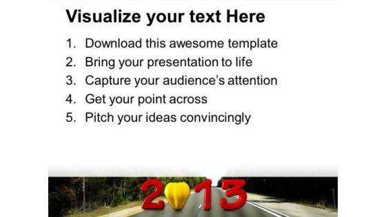 2013 New Year Theme PowerPoint Templates Ppt Backgrounds For Slides 0413