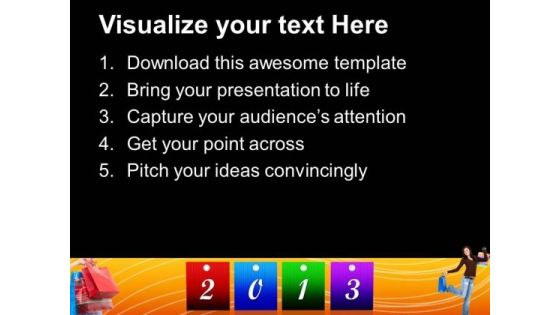 2013 Retail Shopping Sales PowerPoint Templates And PowerPoint Themes 0612