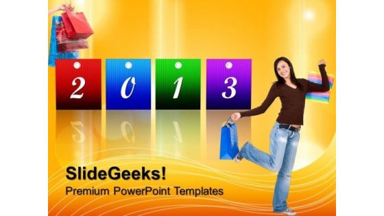 2013 Retail Shopping Sales PowerPoint Templates And PowerPoint Themes 0612