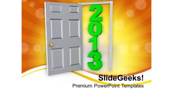 2013 Successful Year For Business Development PowerPoint Templates Ppt Backgrounds For Slides 0713