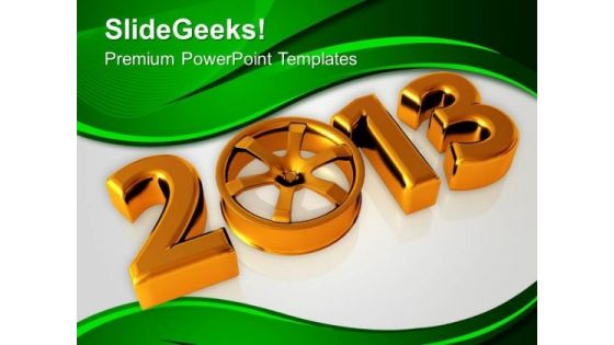 2013 With Automobiles Rim Technology PowerPoint Templates Ppt Backgrounds For Slides 1212