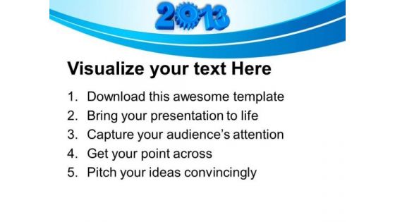 2013 With Gear Wheels Industrial PowerPoint Templates Ppt Backgrounds For Slides 1212