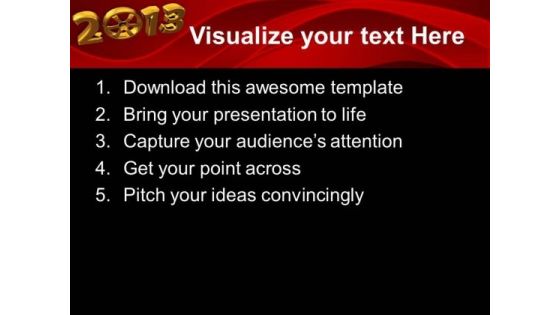 2013 With Golden Rim Technology PowerPoint Templates Ppt Backgrounds For Slides 1212