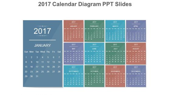 2017 Calendar Diagram Ppt Slides 2017 Calendar Diagram Ppt Slides