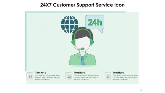 24 By 7 Technical Service Time Ppt PowerPoint Presentation Complete Deck
