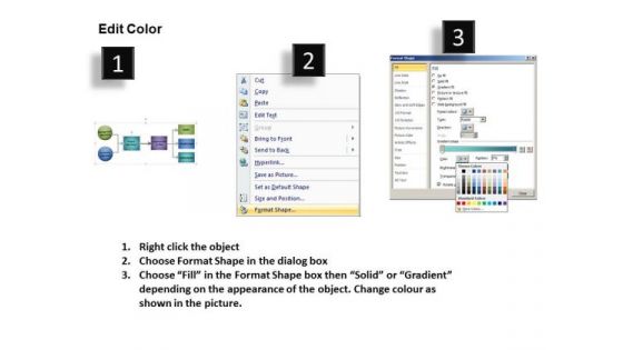2 3 Sub Stages Process Flowchart Diagram PowerPoint Templates Ppt Slides