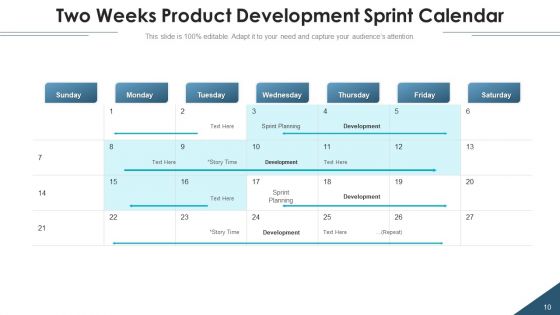 2 Weeks Agile Sprint Develop Team Ppt PowerPoint Presentation Complete Deck With Slides