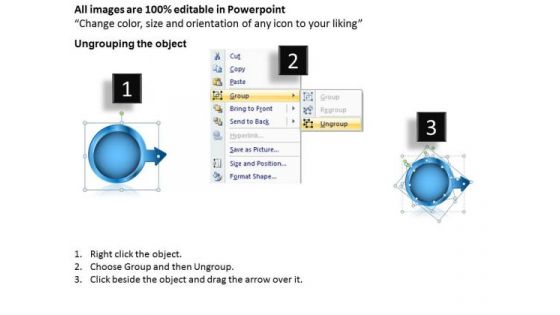 2 Layers Marketing Process Chart Flow PowerPoint Templates