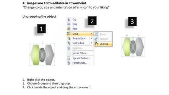 2 Stages Overlapping Circles Logical Relations Business Plan Worksheet PowerPoint Slides