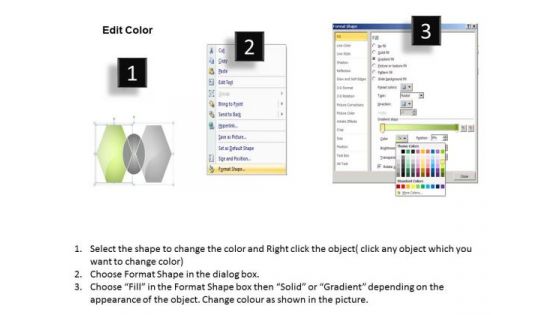2 Stages Overlapping Circles Logical Relations Business Plan Worksheet PowerPoint Slides