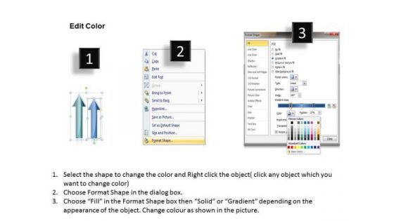 2 Stages Parallel Arrows Represent Flows Business Plan Creator PowerPoint Slides