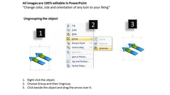 2 Stages Subsequent Actions Creating Business Plan Template PowerPoint Templates