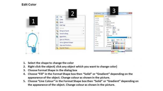 2d Thinking Man Style PowerPoint Images