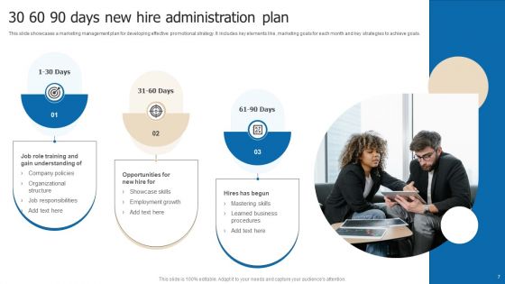30 60 90 Administration Plan Ppt PowerPoint Presentation Complete Deck With Slides