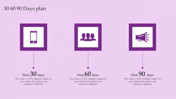 30 60 90 Days Plan Brand And Equity Evaluation Techniques And Procedures Formats PDF