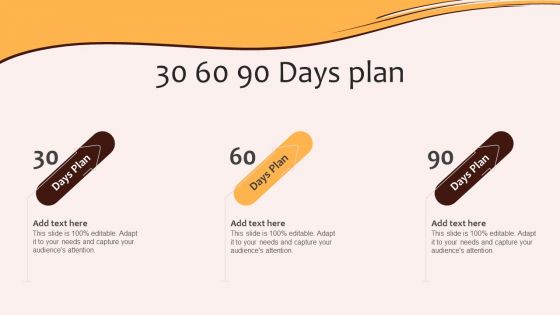 30 60 90 Days Plan Digital Marketing Plan For Restaurant Business Information PDF