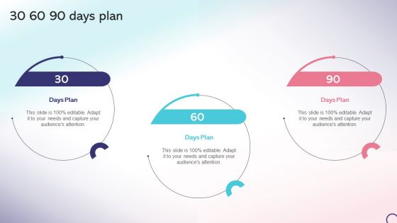 30 60 90 Days Plan Strategic Playbook For Internal Sales Advancement Topics PDF