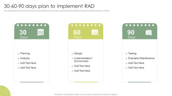 30 60 90 Days Plan To Implement Rad Rapid Application Building RAB Model Portrait PDF 30 60 90 Days Plan To Implement Rad Rapid Application Building RAB Model Portrait PDF